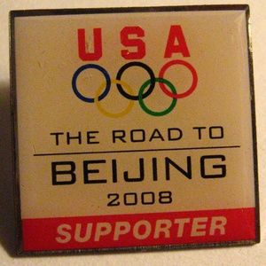 USA Olympic Team 2008 Beijing China Lapel Pin